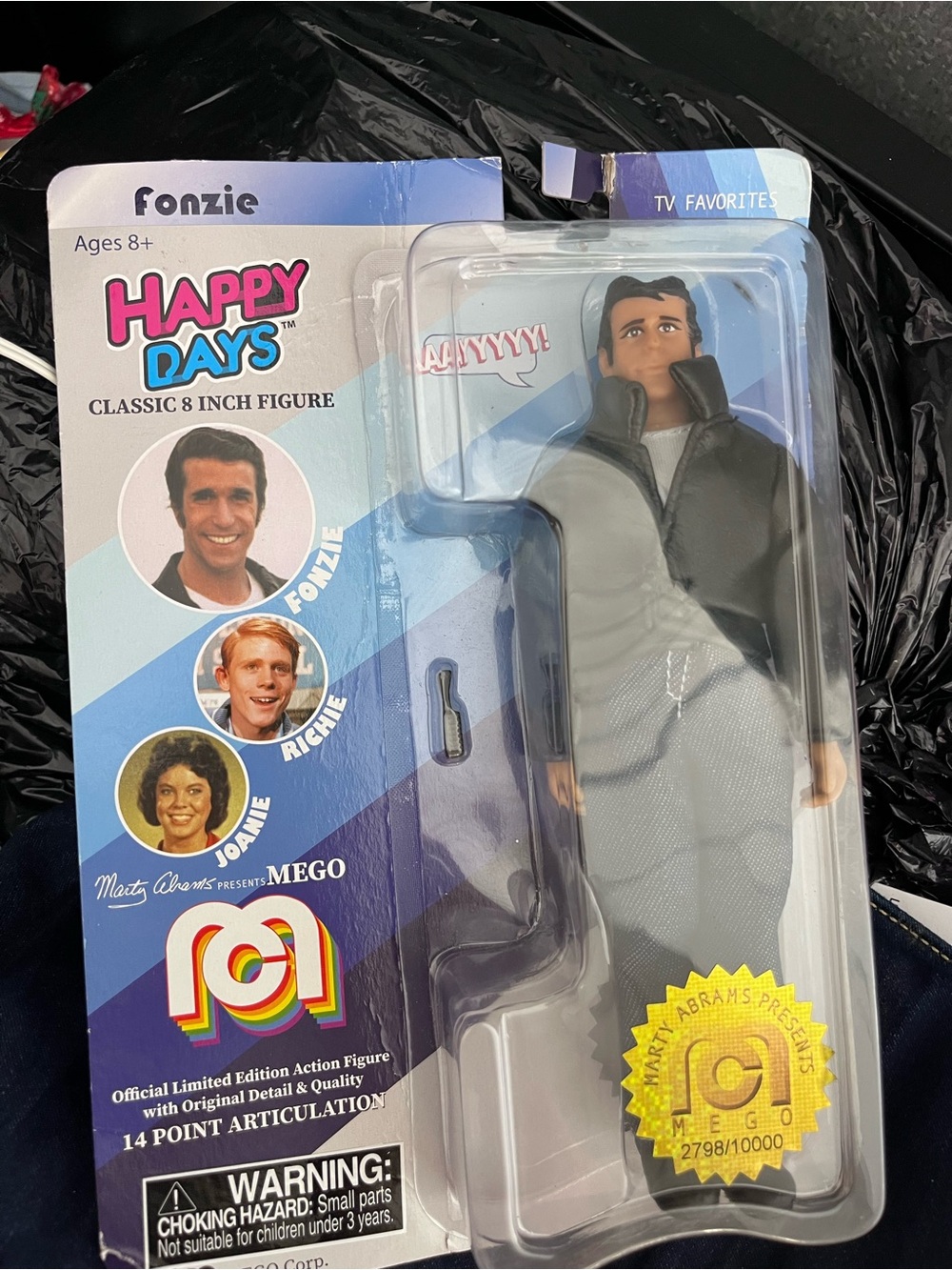 Happy Days Fonzie Retro figure— leather jacket